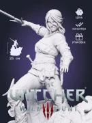 Цири Ciri из игры Ведьмак 3: Дикая Охота The Witcher 3 под покрас 25 см Цири Ciri из игры Ведьмак 3: Дикая Охота The Witcher 3 под покрас 25 см