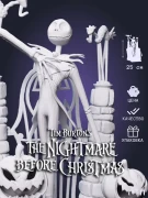 Джек Скеллингтон Jack Skellington из фильма Кошмар перед Рождеством под покрас 25 см Джек Скеллингтон Jack Skellington из фильма Кошмар перед Рождеством под покрас 25 см