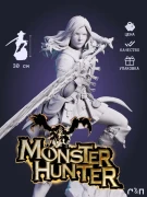 Охотница из игры Monster Hunter под покрас 30 см